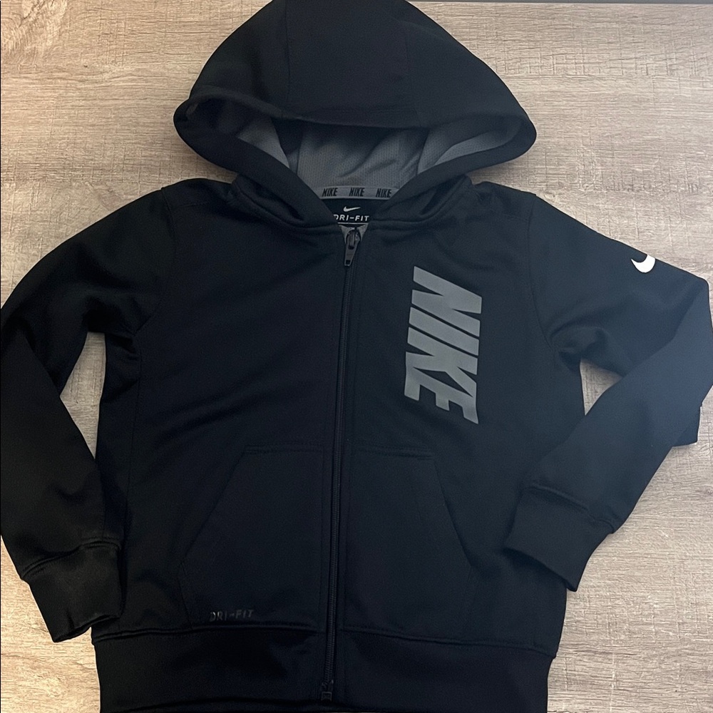 Nike Kids Black and Gray Hoodie